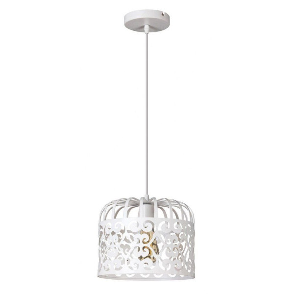 Lampa wisząca biała Alessandra 1xE27x60W wym: 120x26x26 cm Rabalux 959138