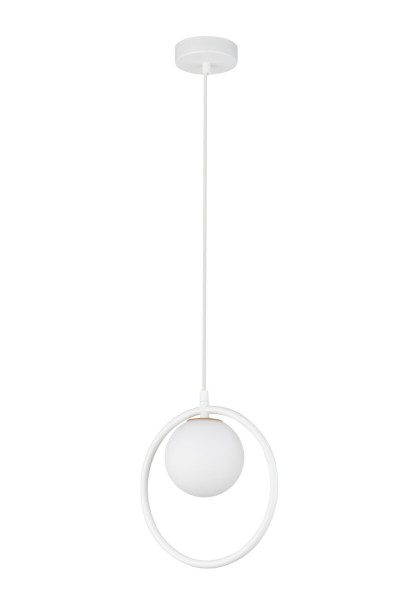 Lampa wisząca biała Aqua 1xG9x12W wym: 90x24x12 cm Sigma Lighting 841780