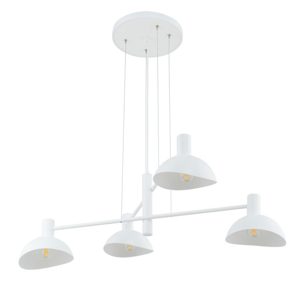 Lampa wisząca biała Artis 4xE14x40W wym: 70x90x55 cm Sigma Lighting 837772