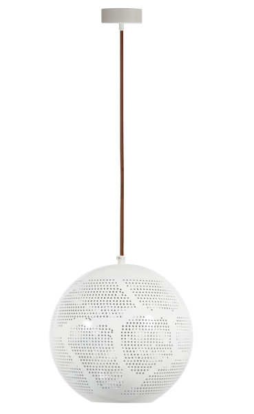 Lampa wisząca biała BENE 1xE27x60W wym: 125x25x25 cm Candellux 860957