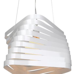 Lampa wisząca biała BIZO 1xE27x60W wym: 140x40x40 cm Candellux 924082 Lampa wisząca biała BIZO 1xE27x60W wym: 140x40x40 cm Candellux 924082