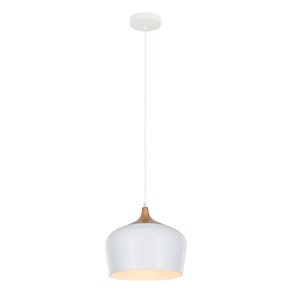 Lampa wisząca biała Britta 1xE27x60W wym: 100x30x30 cm Italux 860966