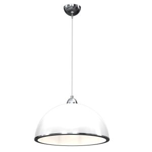 Lampa wisząca biała chromowana Kuchnia 1xE27x15W wym: 110x41x41 cm Luminex 846027 Lampa wisząca biała chromowana Kuchnia 1xE27x15W wym: 110x41x41 cm Luminex 846027