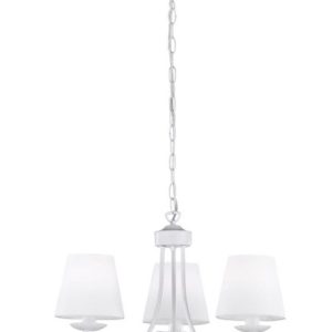 Lampa wisząca biała CORTEZ 3xE14x28W wym: 150x52x52 cm Trio 852724 Lampa wisząca biała CORTEZ 3xE14x28W wym: 150x52x52 cm Trio 852724
