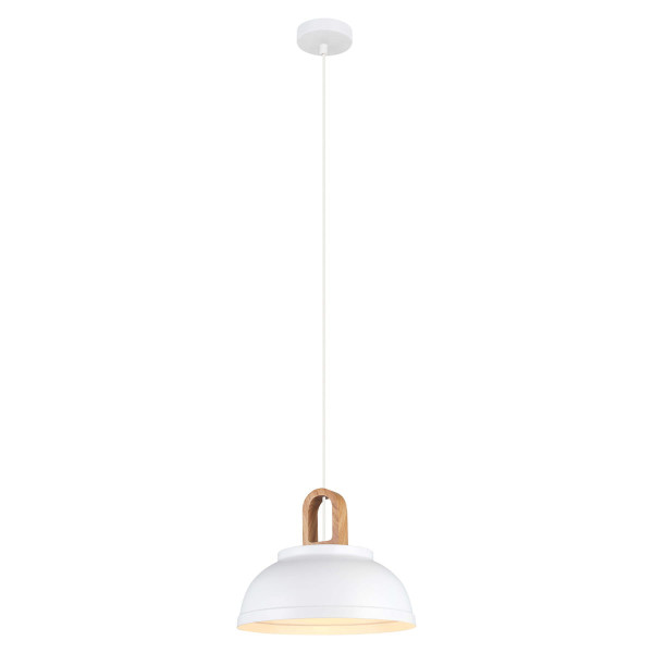 Lampa wisząca biała Danito 1xE27x40W wym: 120x30x30 cm Italux 860870