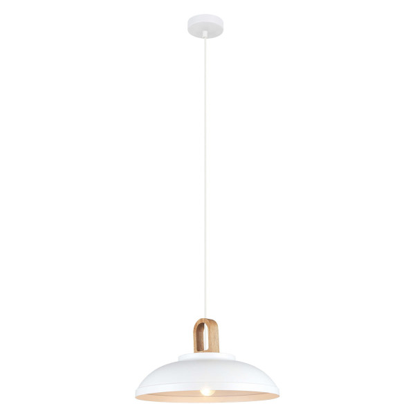 Lampa wisząca biała Danito 1xE27x40W wym: 120x40x40 cm Italux 860041