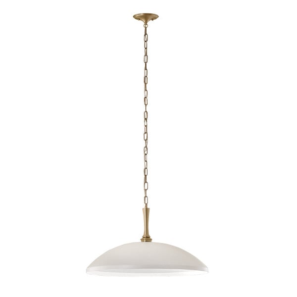 Lampa wisząca biała DELAROSA 1xE27x60W wym: 225,9x50,8x50,8 cm Kichler 836277