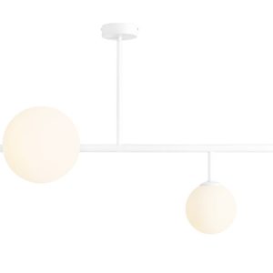 Lampa wisząca biała DIONE 4xE27x45W wym: 58x117x32 cm Aldex 850362 Lampa wisząca biała DIONE 4xE27x45W wym: 58x117x32 cm Aldex 850362