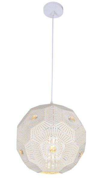 Lampa wisząca biała EUPHORIA 1xE27x40W wym: 120x30x30 cm Candellux 924228