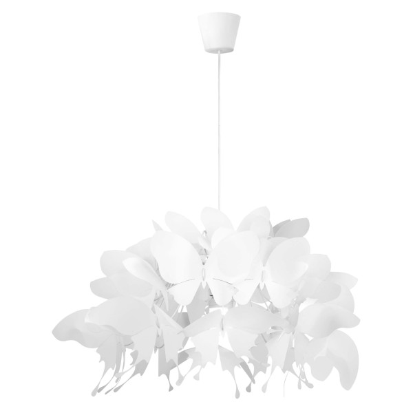 Lampa wisząca biała Farfalla 1xE27x60W wym: 115x50x50 cm Light Prestige 856377