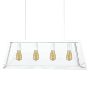 Lampa wisząca biała FINLAND 4xE27x20W wym: 131×30,5×78 cm Polux 854417 Lampa wisząca biała FINLAND 4xE27x20W wym: 131×30,5×78 cm Polux 854417