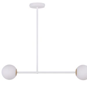 Lampa wisząca biała Gama 2xG9x12W wym: 60x80x12 cm Sigma Lighting 837911 Lampa wisząca biała Gama 2xG9x12W wym: 60x80x12 cm Sigma Lighting 837911