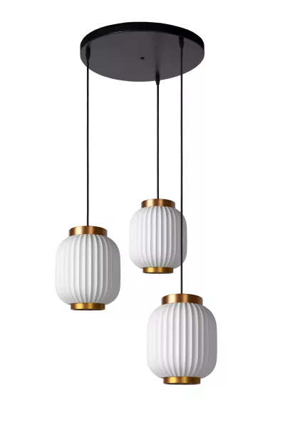 Lampa wisząca biała GOSSE 3xE27x40W wym: 170x40x40 cm Lucide 850824