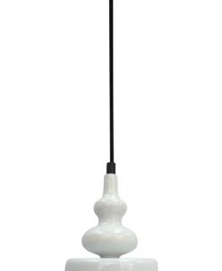 Lampa wisząca biała HAMP 1xE27x60W wym: 125x14x14 cm Candellux 924167 Lampa wisząca biała HAMP 1xE27x60W wym: 125x14x14 cm Candellux 924167