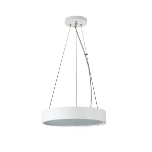 Lampa wisząca biała JASMIN 2xE27x20W wym: 100×37,5×37,5 cm Kanlux 851940