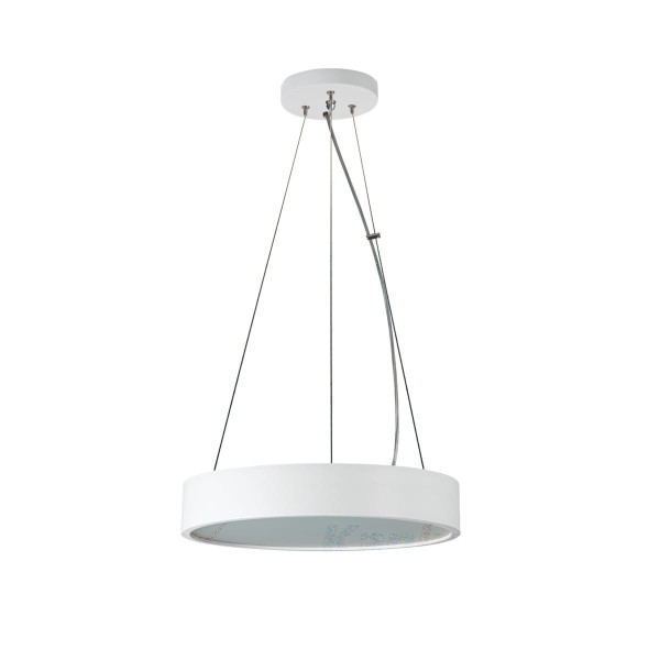 Lampa wisząca biała JASMIN 2xE27x20W wym: 100x37,5x37,5 cm Kanlux 851940