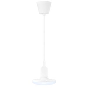 Lampa wisząca biała KIKI 1xE27x10W wym: 100x23x15 cm Polux 856275