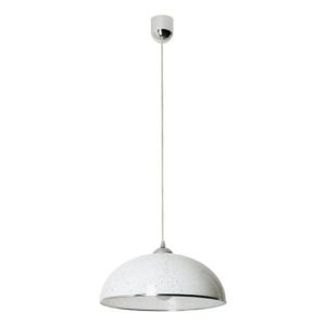 Lampa wisząca biała Kristine 1xE27x40W wym: 70x38x38 cm Lampex 1019021