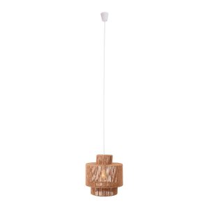Lampa wisząca biała LABRIZ 1xE27x15W wym: 165x35x35 cm Maxlight 846228