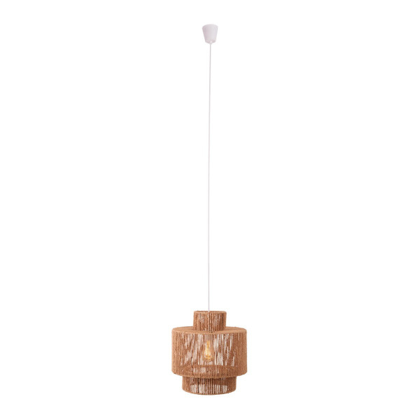 Lampa wisząca biała LABRIZ 1xE27x15W wym: 165x35x35 cm Maxlight 846228