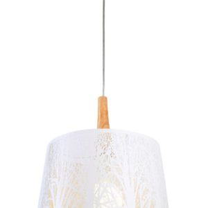 Lampa wisząca biała LANTERN 1xE27x60W wym: 120x35x35 cm Maytoni 851986