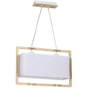 Lampa wisząca biała LOKI 2xE27x60W wym: 80x50x14 cm Aldex 861016 Lampa wisząca biała LOKI 2xE27x60W wym: 80x50x14 cm Aldex 861016