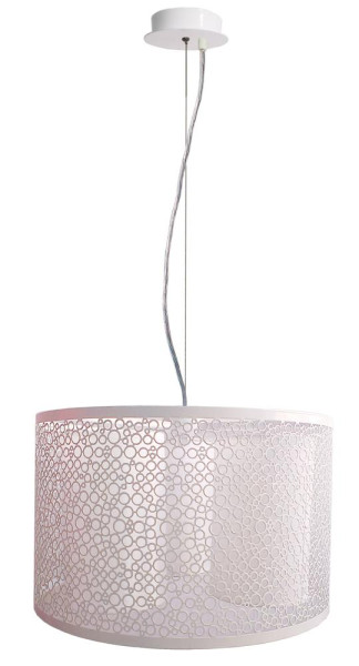 Lampa wisząca biała MADRAS 3xE14x40W wym: 115x40x40 cm Candellux 924086