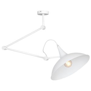 Lampa wisząca biała MELOS 1xE27x60W wym: 95x35x35 cm Aldex 854252 Lampa wisząca biała MELOS 1xE27x60W wym: 95x35x35 cm Aldex 854252