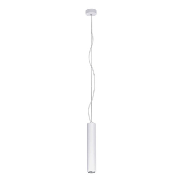 Lampa wisząca biała Mile 1xGU10x50W wym: 110x8x8 cm Kaja 854538