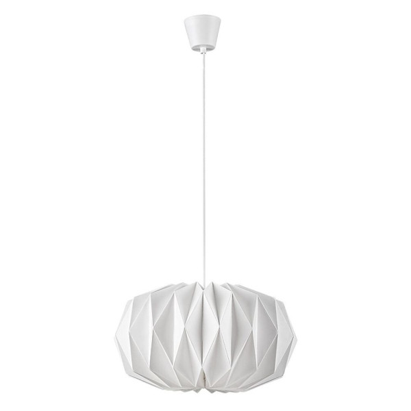 Lampa wisząca biała Ormini 1xE27x25W wym: 140x43x43 cm Rabalux 953245