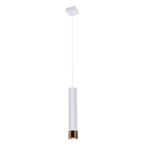 Lampa wisząca biała patyna-mosiężny EIDO 1xGU10x10W wym: 200x6x6 cm Amplex 846030 Lampa wisząca biała patyna-mosiężny EIDO 1xGU10x10W wym: 200x6x6 cm Amplex 846030