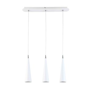 Lampa wisząca biała Pietro 3xGU10x50W wym: 110x57x8 cm Italux 854313 Lampa wisząca biała Pietro 3xGU10x50W wym: 110x57x8 cm Italux 854313