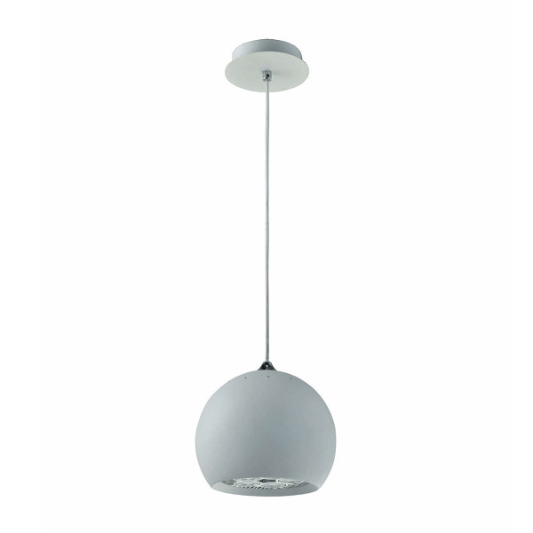 Lampa wisząca biała Regina 1xE27x60W wym: 110x20x20 cm Italux 858261