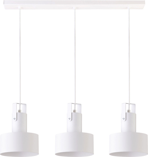 Lampa wisząca biała Rif Plus 3xE27x15W wym: 65x67x15 cm Sigma Lighting 838059