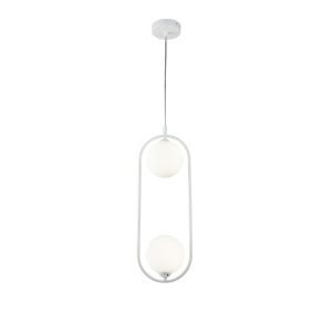 Lampa wisząca biała RING 2xG9x25W wym: 204x17x12 cm Maytoni 854576 Lampa wisząca biała RING 2xG9x25W wym: 204x17x12 cm Maytoni 854576