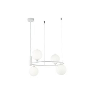 Lampa wisząca biała RING 4xG9x25W wym: 184×43,5×39 cm Maytoni 854577 Lampa wisząca biała RING 4xG9x25W wym: 184×43,5×39 cm Maytoni 854577