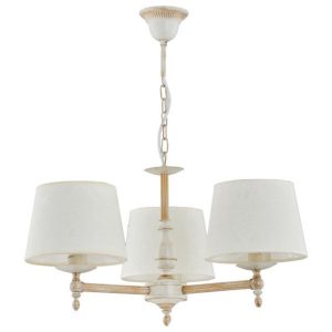Lampa wisząca biała ROKSANA 3xE14x10W wym: 60x55x55 cm Alfa 836246 Lampa wisząca biała ROKSANA 3xE14x10W wym: 60x55x55 cm Alfa 836246