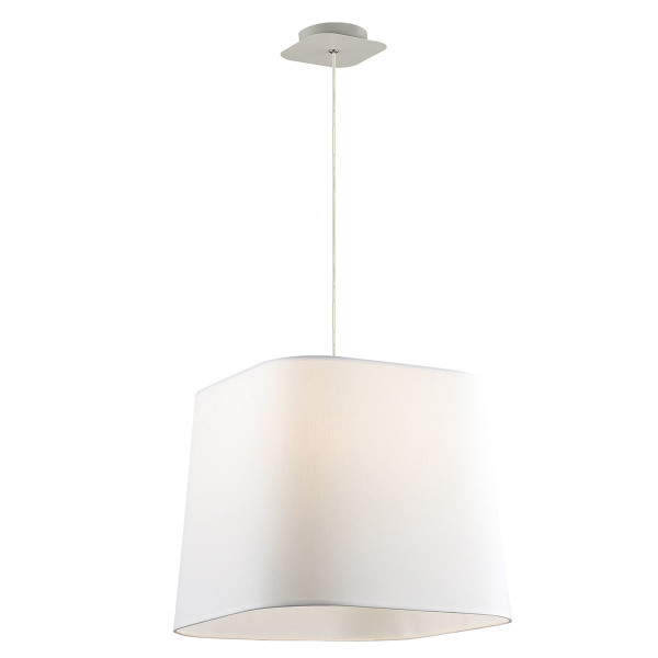 Lampa wisząca biała ROMEO 1xE27x60W wym: 135x40x40 cm Italux 850991