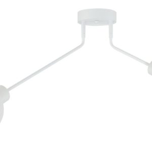Lampa wisząca biała Roy 2xE27x15W wym: 44x104x17 cm Sigma Lighting 838007 Lampa wisząca biała Roy 2xE27x15W wym: 44x104x17 cm Sigma Lighting 838007