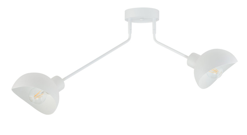 Lampa wisząca biała Roy 2xE27x15W wym: 44x104x17 cm Sigma Lighting 838007