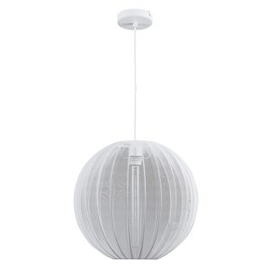 Lampa wisząca biała SENSAI 1xE27x20W wym: 120x40x40 cm Polux 837857 Lampa wisząca biała SENSAI 1xE27x20W wym: 120x40x40 cm Polux 837857