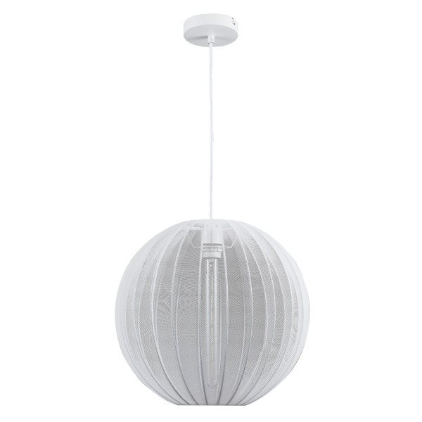 Lampa wisząca biała SENSAI 1xE27x20W wym: 120x40x40 cm Polux 837857