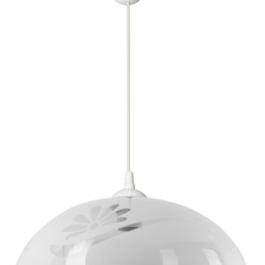 Lampa wisząca biała Simi 1xE27x40W wym: 70x38x38 cm Lampex 854356 Lampa wisząca biała Simi 1xE27x40W wym: 70x38x38 cm Lampex 854356