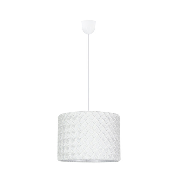 Lampa wisząca biała SUSAN 1xE27x60W wym: 100x31x31 cm Candellux 856474