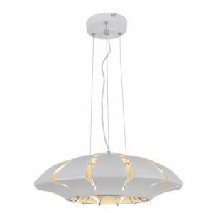 Lampa wisząca biała Tanui 3xE14x40W wym: 120x55x55 cm Reality 845938 Lampa wisząca biała Tanui 3xE14x40W wym: 120x55x55 cm Reality 845938