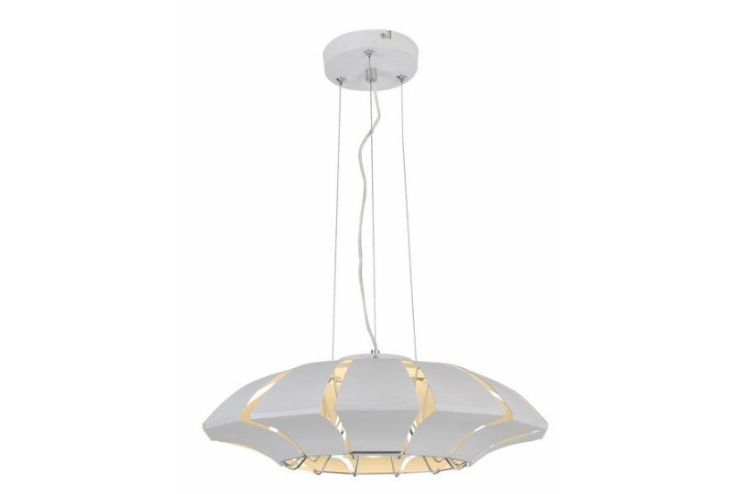 Lampa wisząca biała Tanui 3xE14x40W wym: 120x55x55 cm Reality 845938