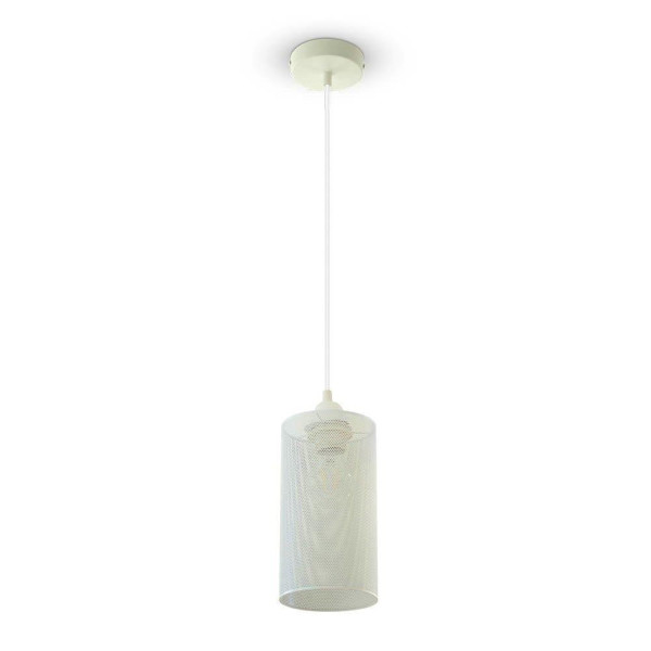 Lampa wisząca biała Tuba 1xE27x60W wym: 130x13x13 cm V-TAC 854177