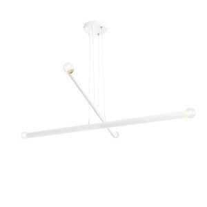 Lampa wisząca biała Tubo 4xE14x40W wym: 105x100x25 cm Aldex 854529 Lampa wisząca biała Tubo 4xE14x40W wym: 105x100x25 cm Aldex 854529