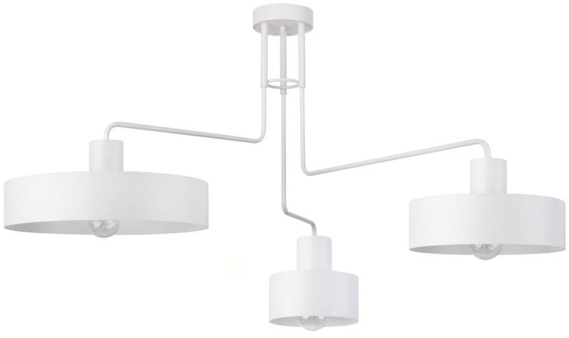 Lampa wisząca biała Vasco 3xE27x15W wym: 62x93x35 cm Sigma Lighting 837411