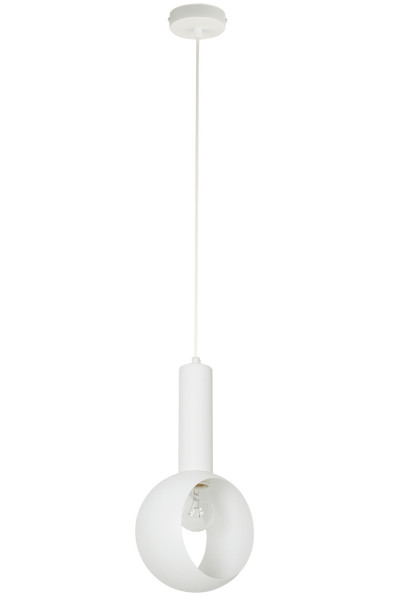 Lampa wisząca biała VITRUM 1xE27x15W wym: 120x17x10 cm Sigma Lighting 836165